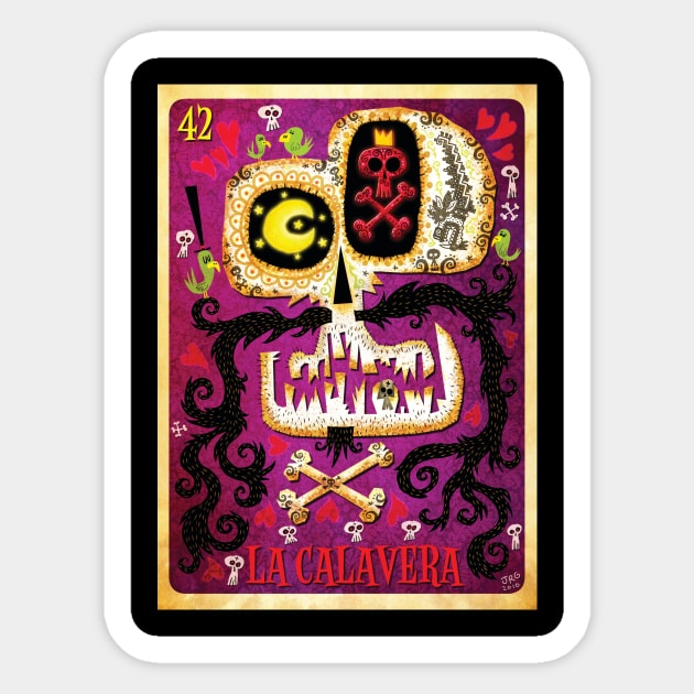 LA CALAVERA Sticker by MEXOPOLIS